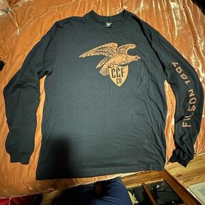 NWOT Filson Black Ranger Long Sleeve Shirt Made in USA